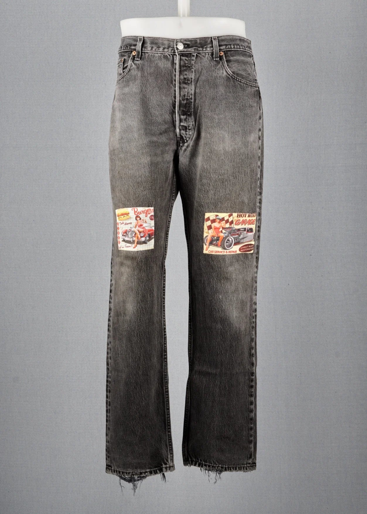 Vintage Straight Levi's 501 Gray size 34 / 31