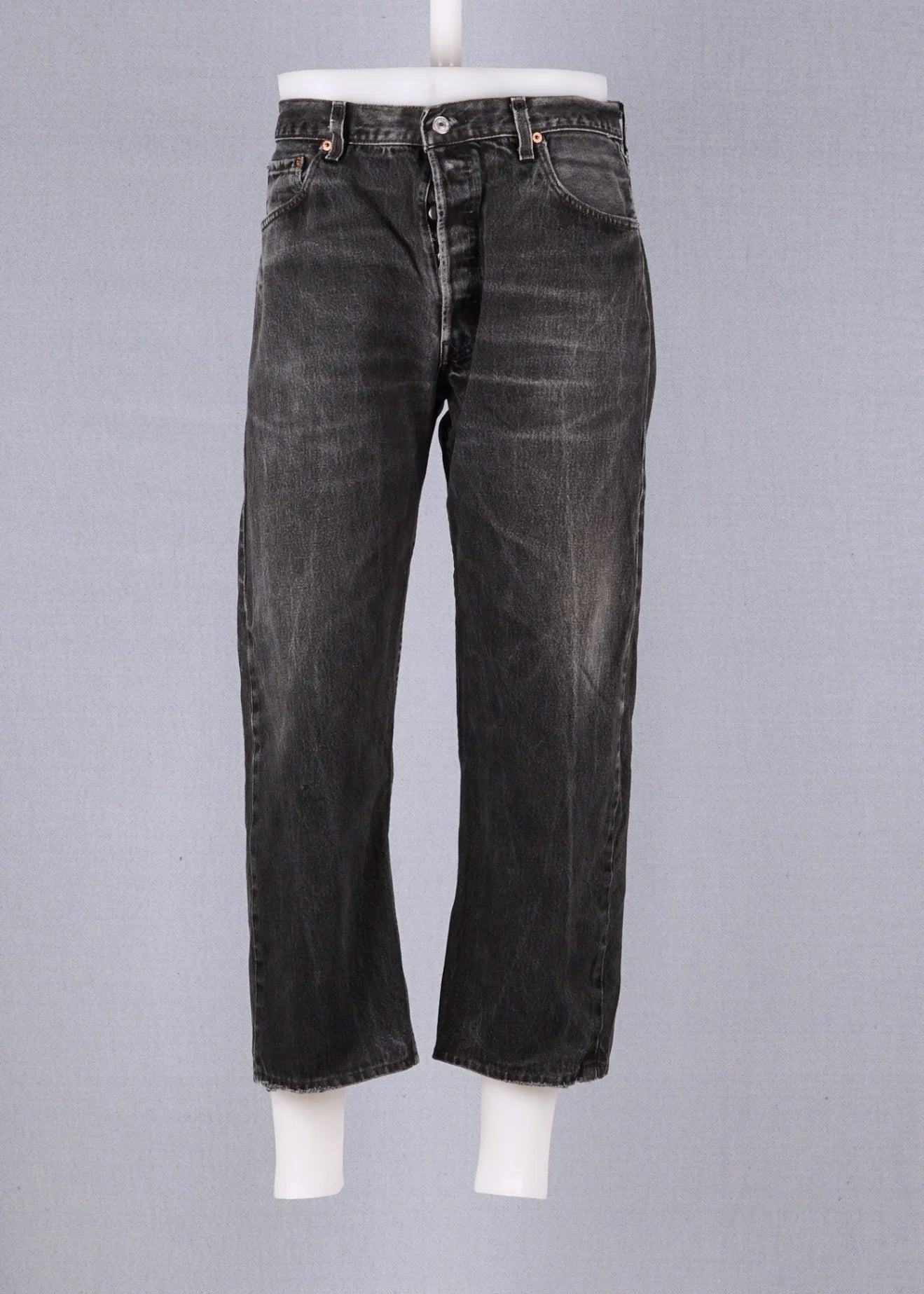 Vintage Straight Levi's 501 Black size 34 / 26 for Unisex