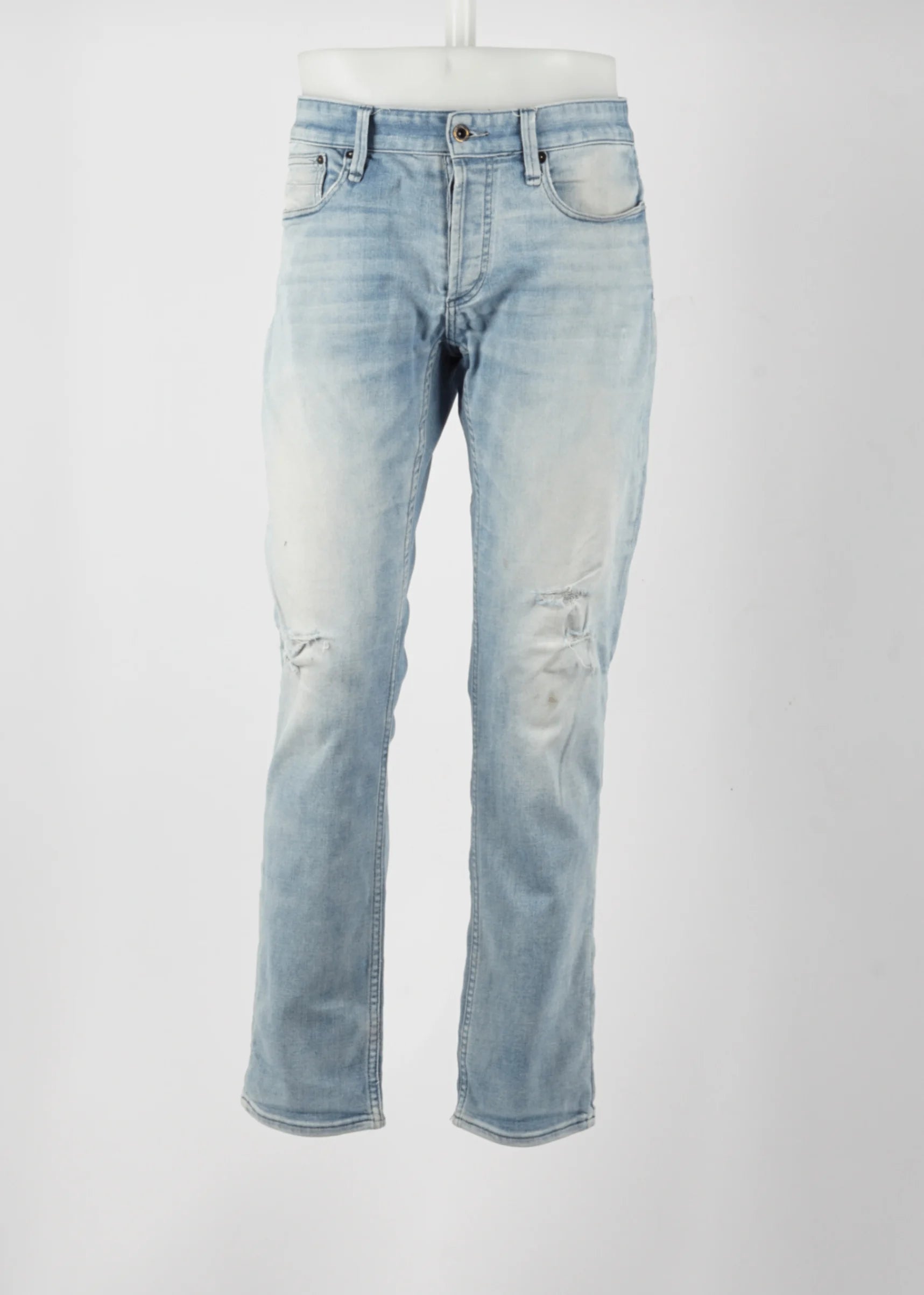 Straight Denham Jeans in Blue size 34/31
