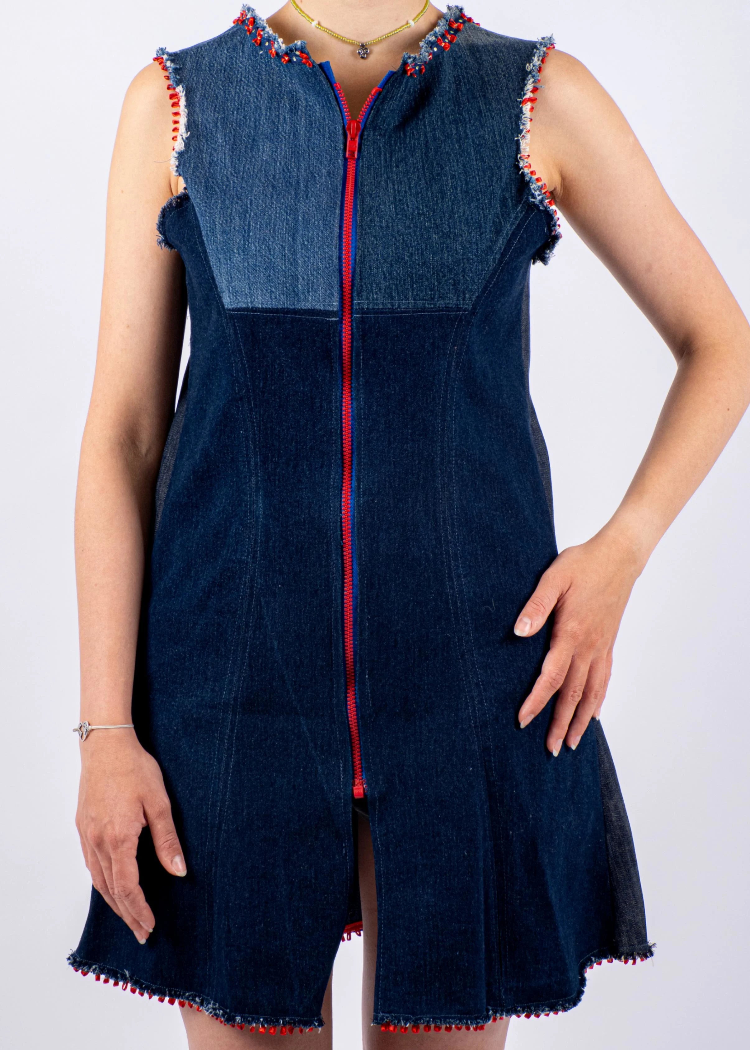 Upcycled Long Top by Pixel Polly