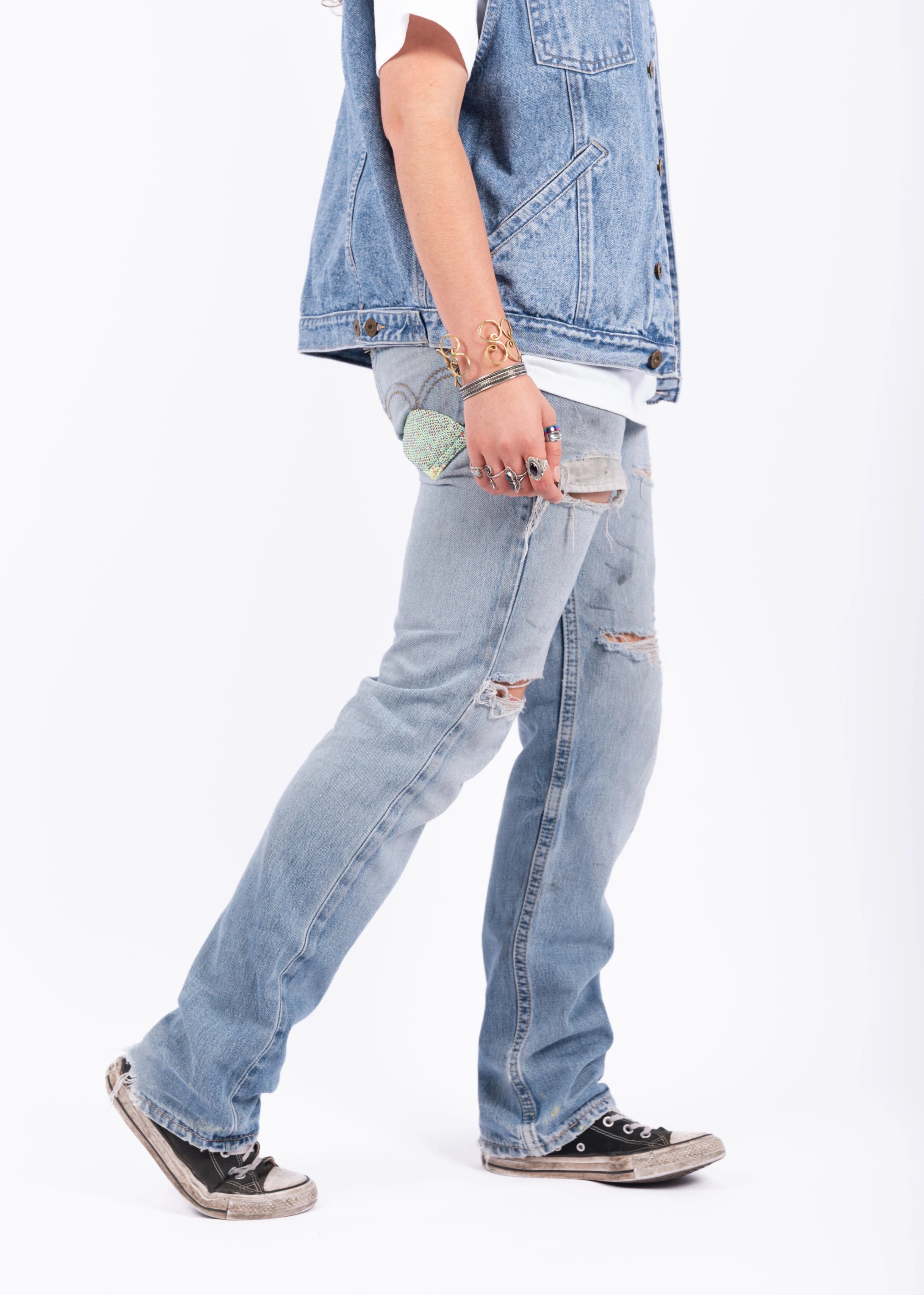 Upcycled Jeans by URC + BYBORRE