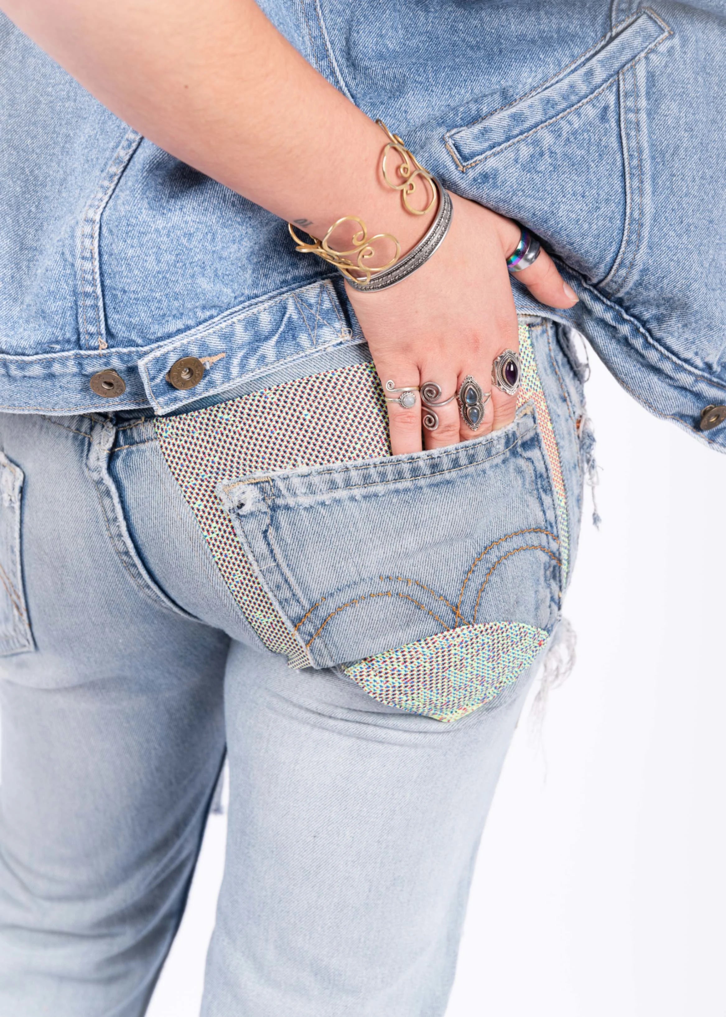 Upcycled Jeans by URC + BYBORRE