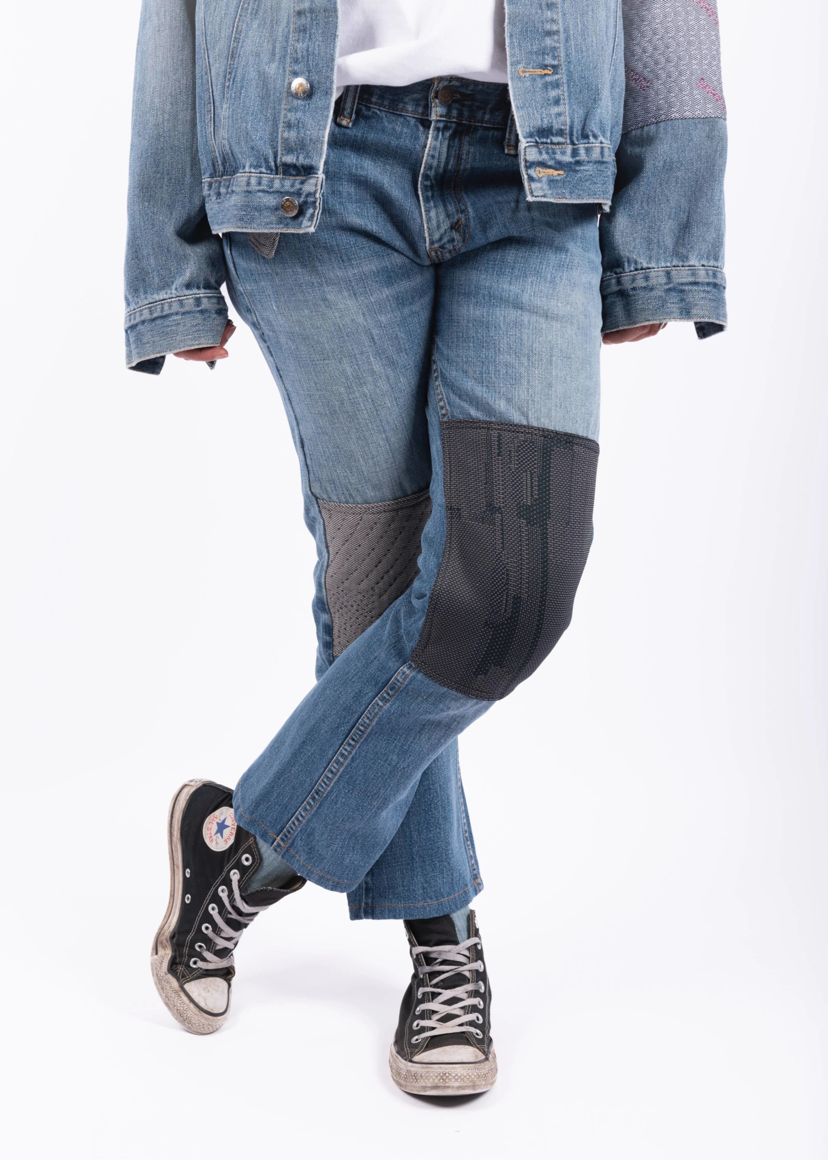 Upcycled Jeans by URC + BYBORRE