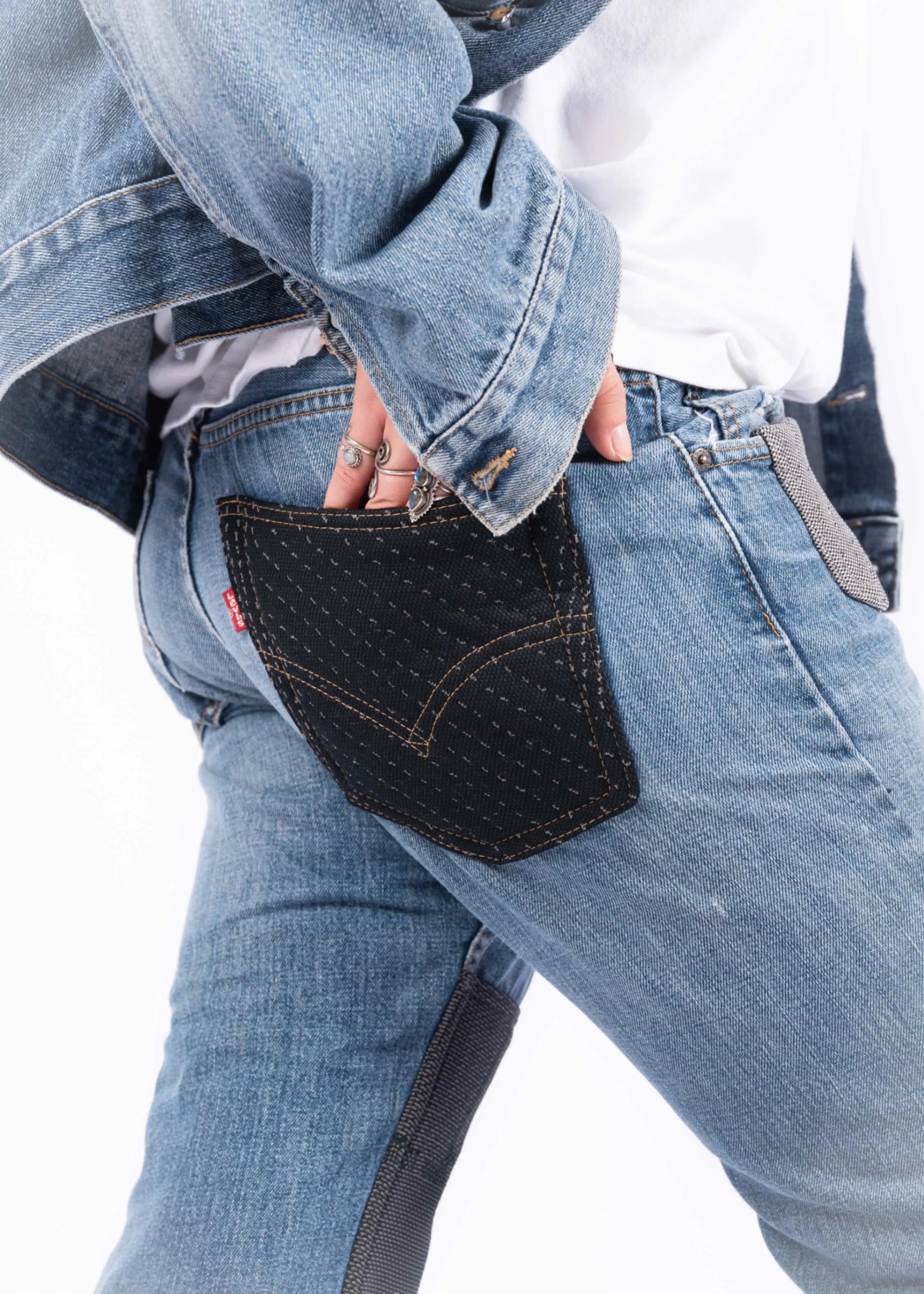 Upcycled Jeans by URC + BYBORRE