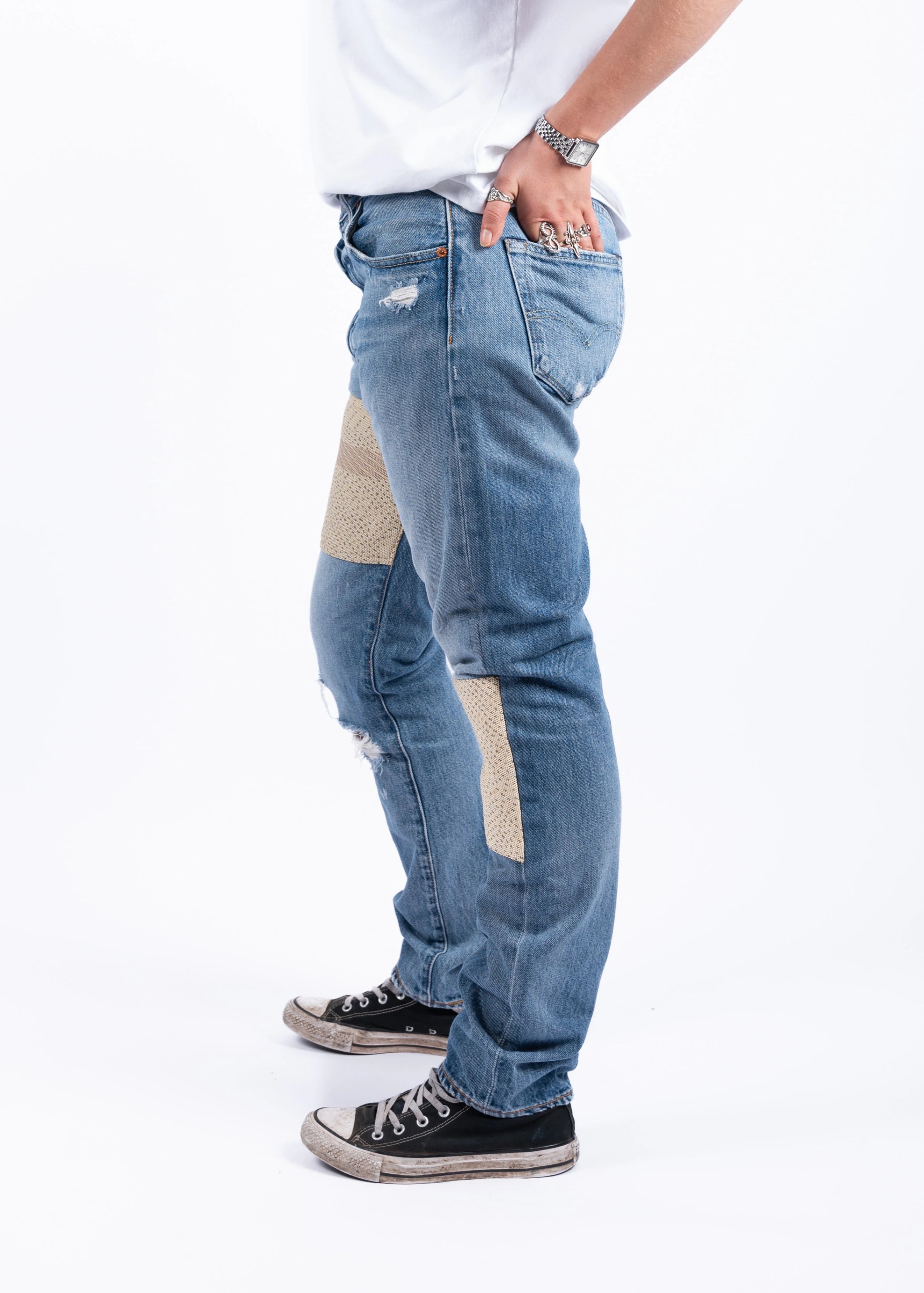 Upcycled Jeans by URC + BYBORRE