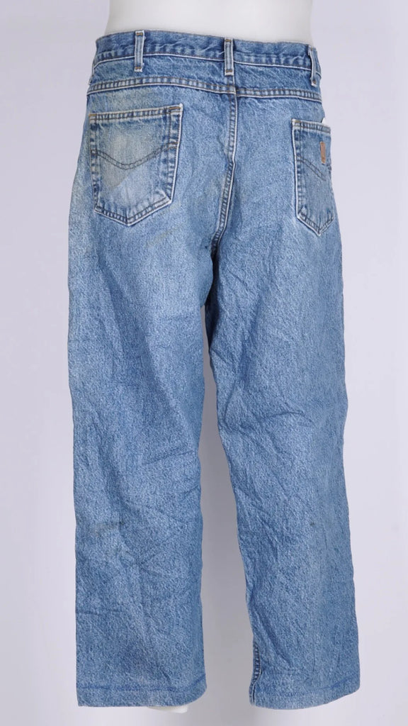 Vintage Relaxed Carhartt Classic/Medium Blue size 35/29