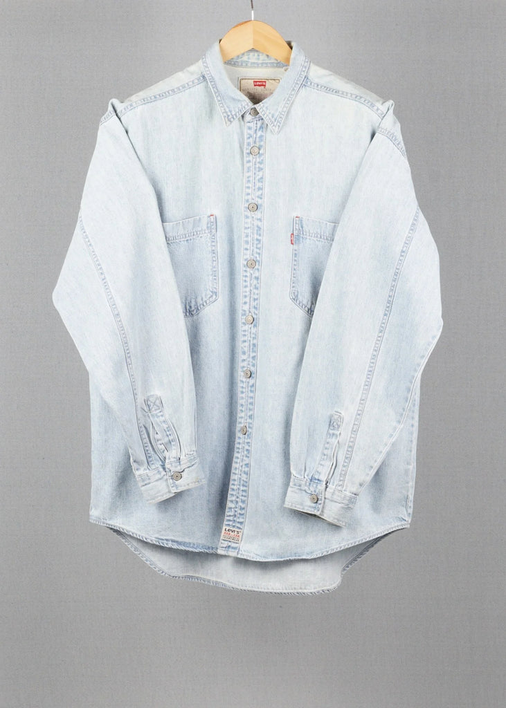 Levi's Light Blue vintage denim shirt in size L for Unisex, Men's, Women's