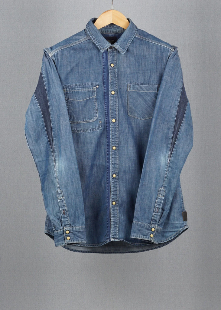 Scotch & Soda Blue vintage denim shirt in size M for Unisex, Men's, Women's