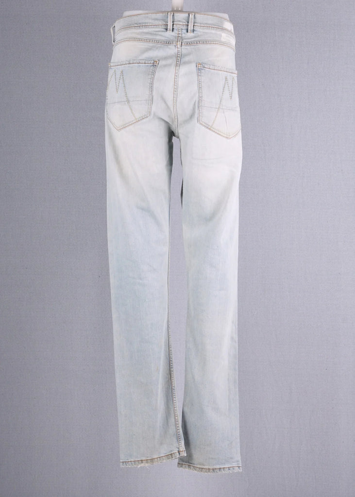 Vintage Straight MUD Light Blue size 34 / 35 for Unisex