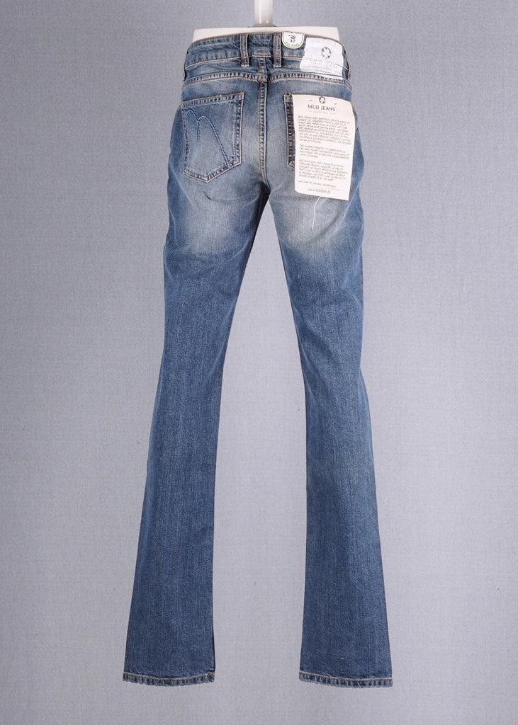 Vintage Straight Mud Jeans Blue size 28 / 32 for Unisex