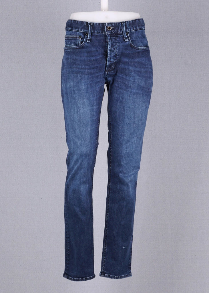 Vintage Skinny DENHAM Bolt Blue size 34 / 31 for Unisex