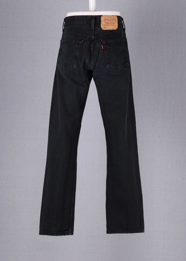 Vintage Straight Levi's 501 Black size 25 / 29