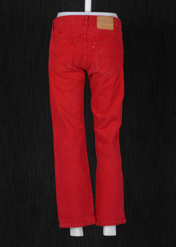 Vintage Relaxed Levi's 501 Red size 29 / 29
