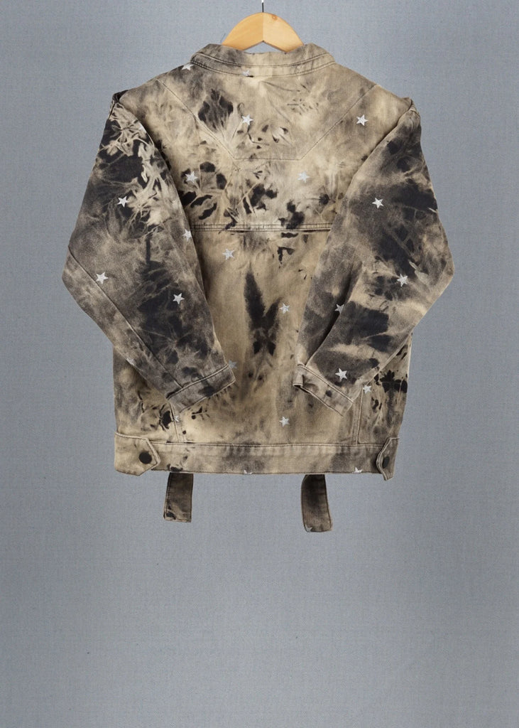 Ambica Multicolor vintage denim jacket in size S