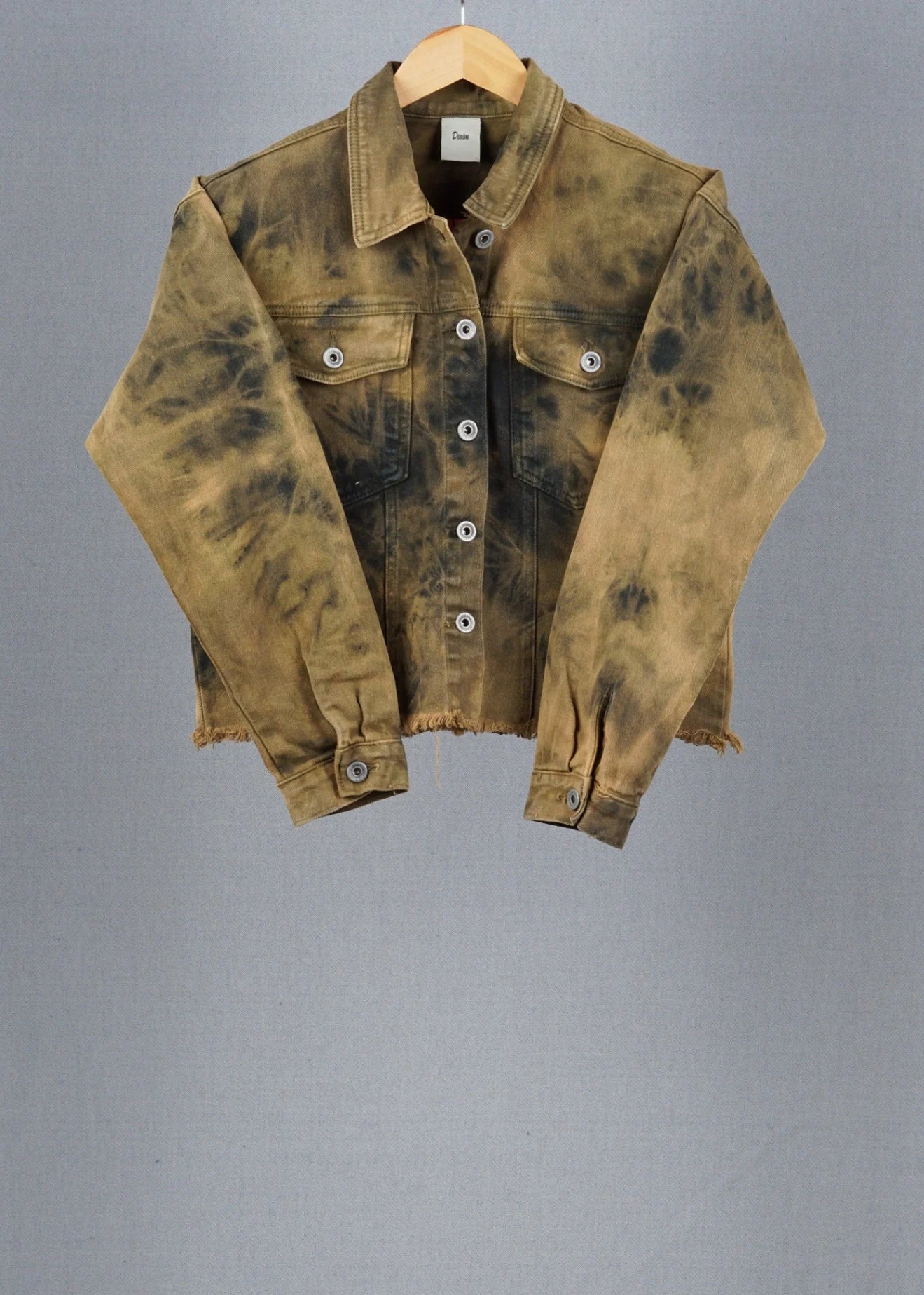 Denim Multicolor vintage denim jacket in size M