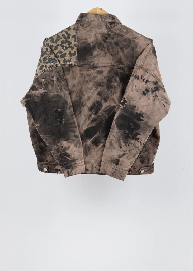 No Brand Multicolor vintage denim jacket in size XL