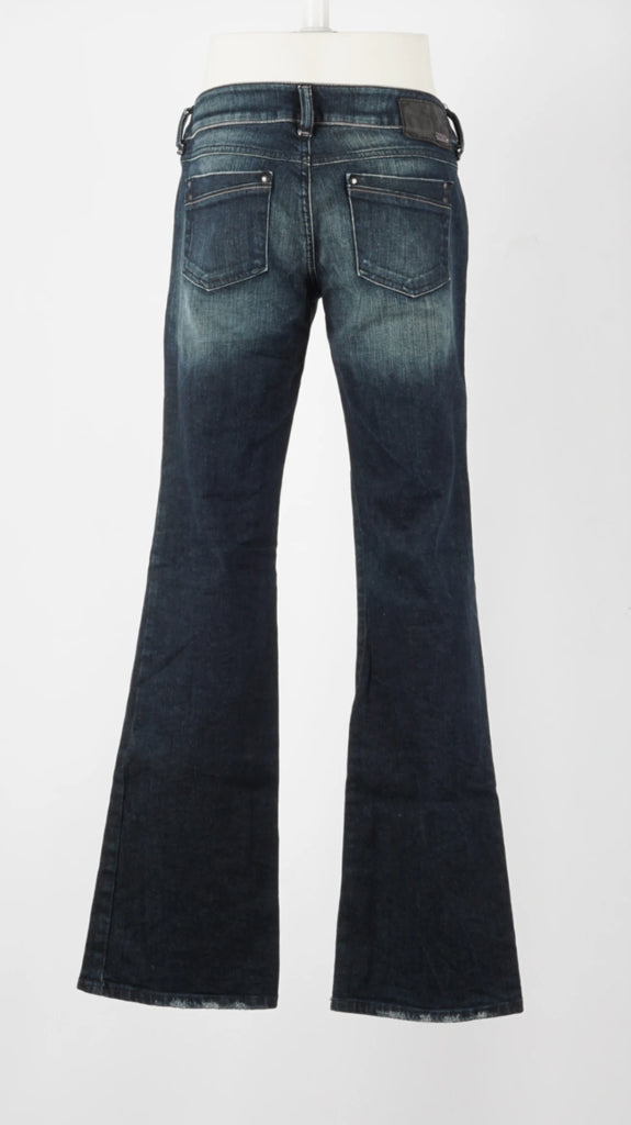 Vintage Flared Diesel Jeans in Blue size 25/31