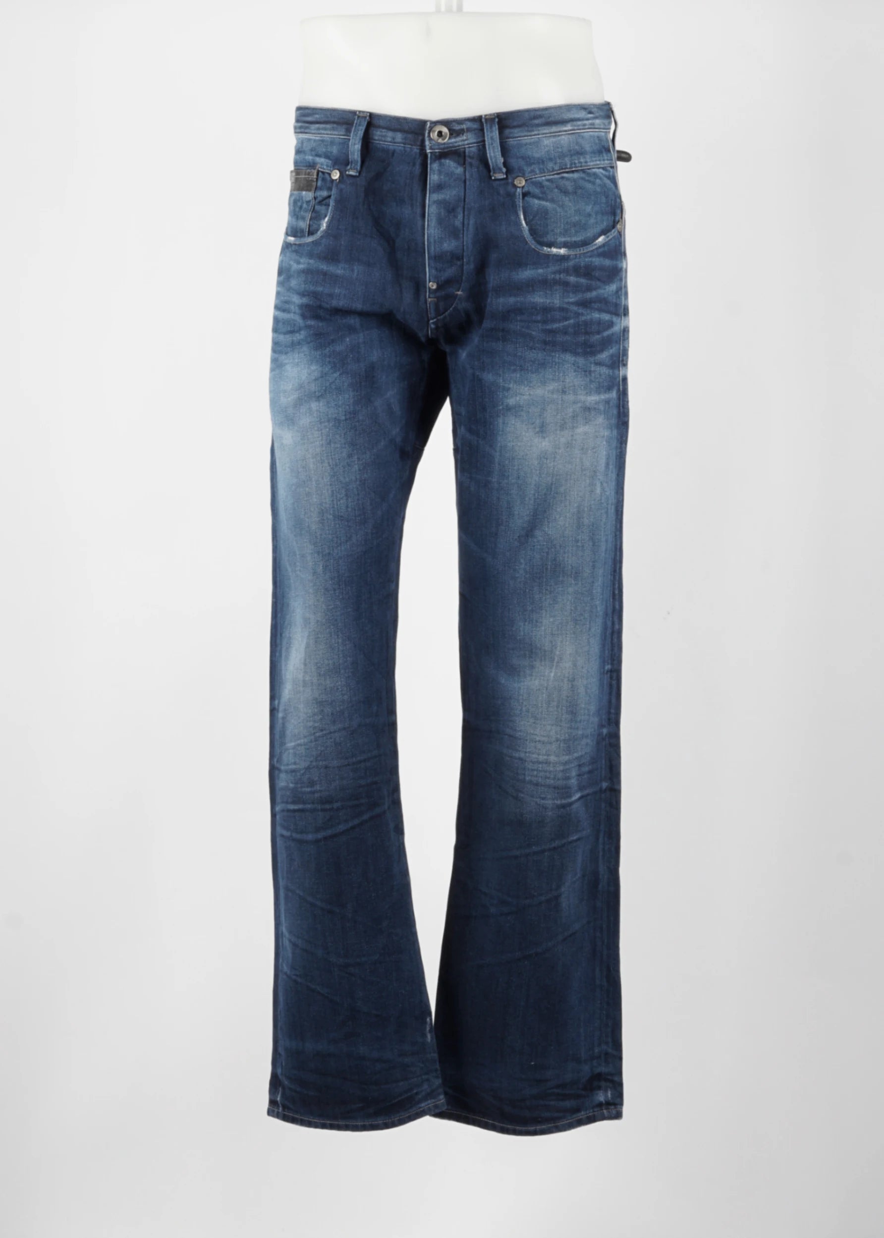 Vintage Baggy G-star Raw Jeans in Blue size 33/33