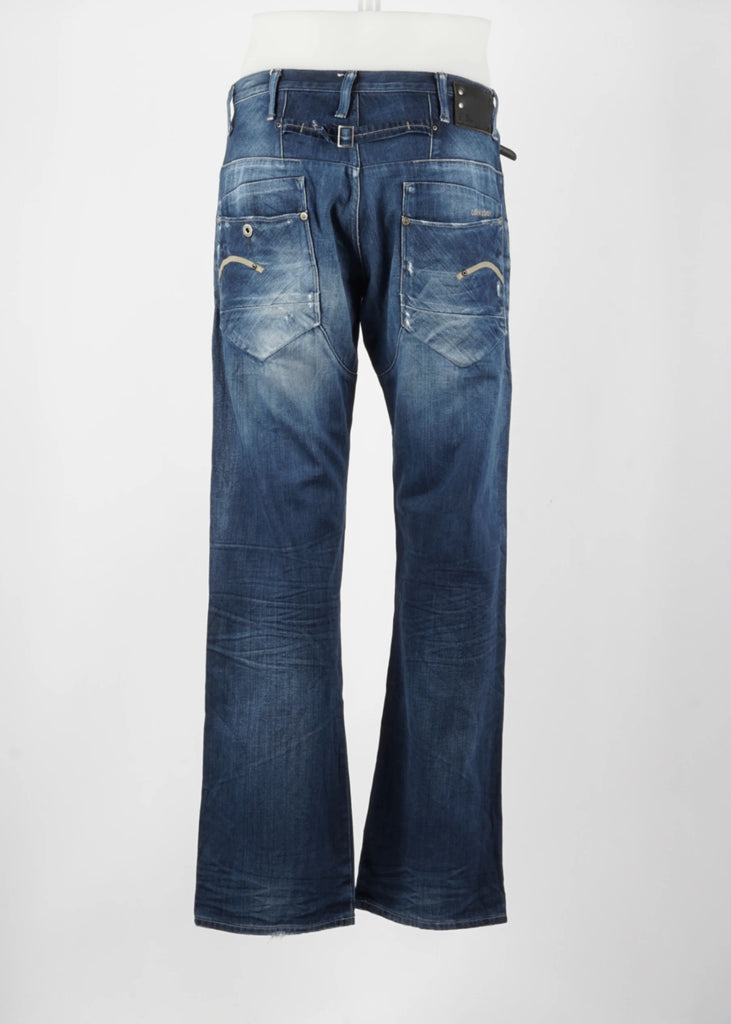 Vintage Baggy G-star Raw Jeans in Blue size 33/33