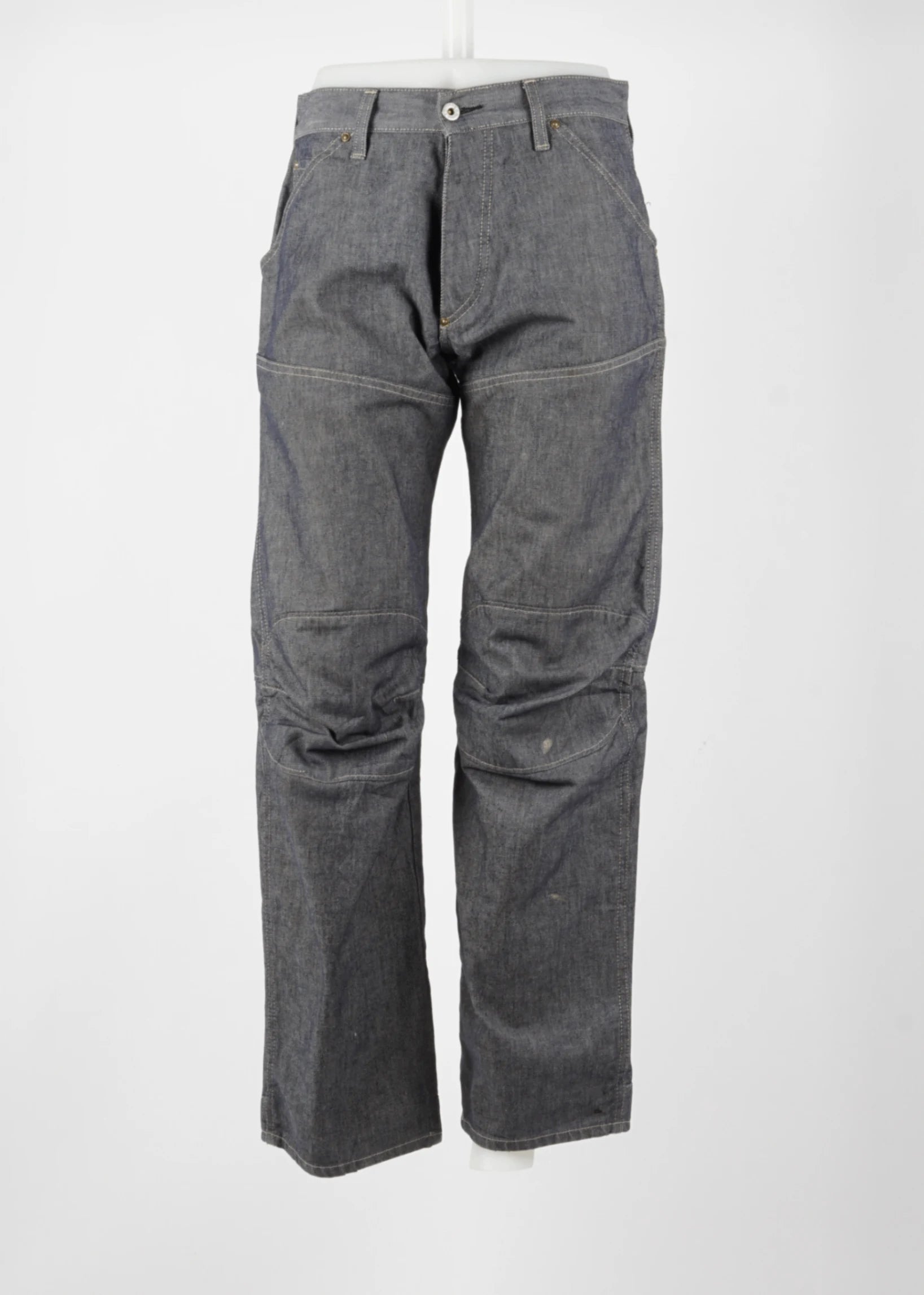 Vintage Baggy G-star Raw Jeans in Gray size 26/30