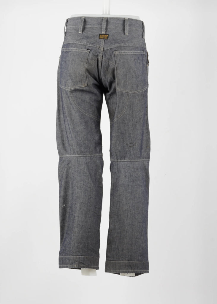 Vintage Baggy G-star Raw Jeans in Gray size 26/30