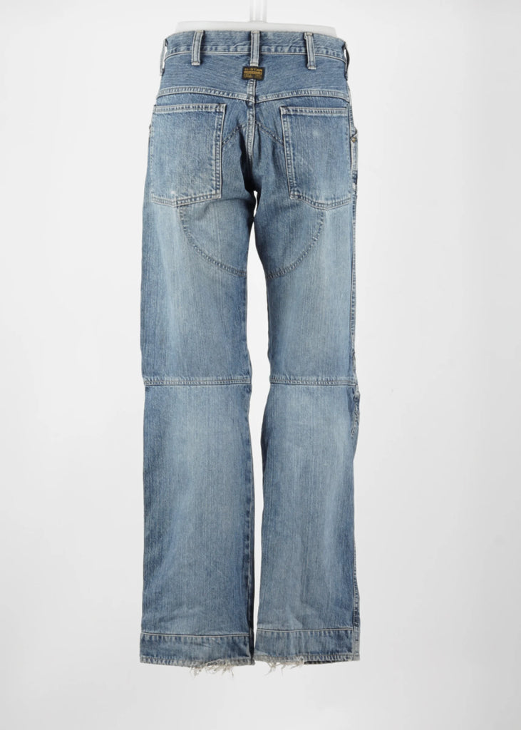 Vintage Flared G-star Raw Jeans in Blue size 26/33