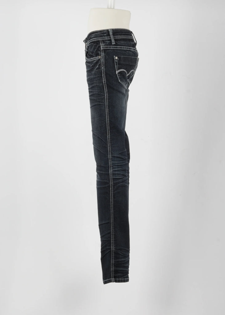 Straight Seyoo Jeans in Black size 20/32