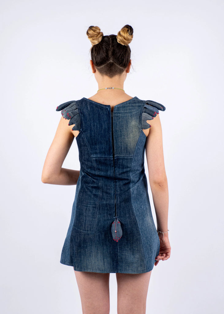 Upcycled Long Top by Pixel Polly