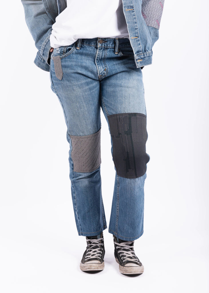 Upcycled Jeans by URC + BYBORRE