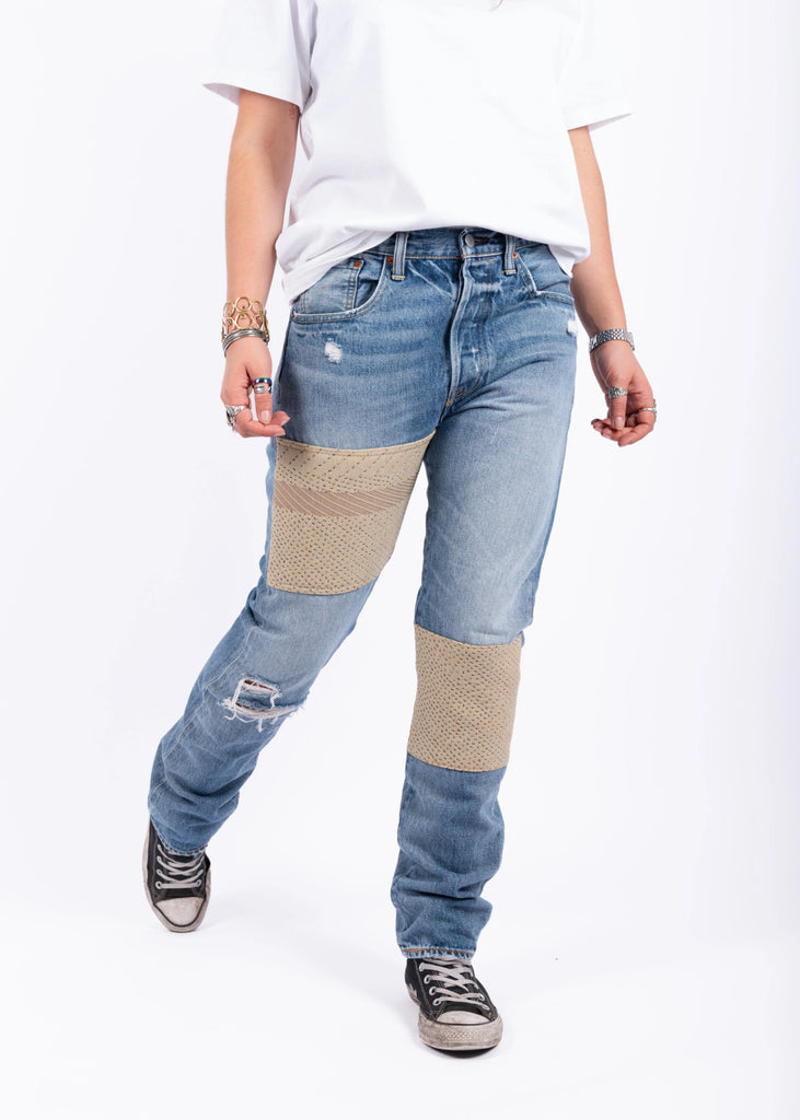 Upcycled Jeans by URC + BYBORRE