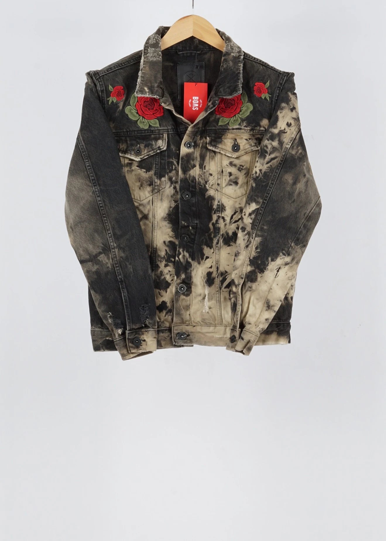 Ashes To DVST Multicolor vintage denim jacket in size M