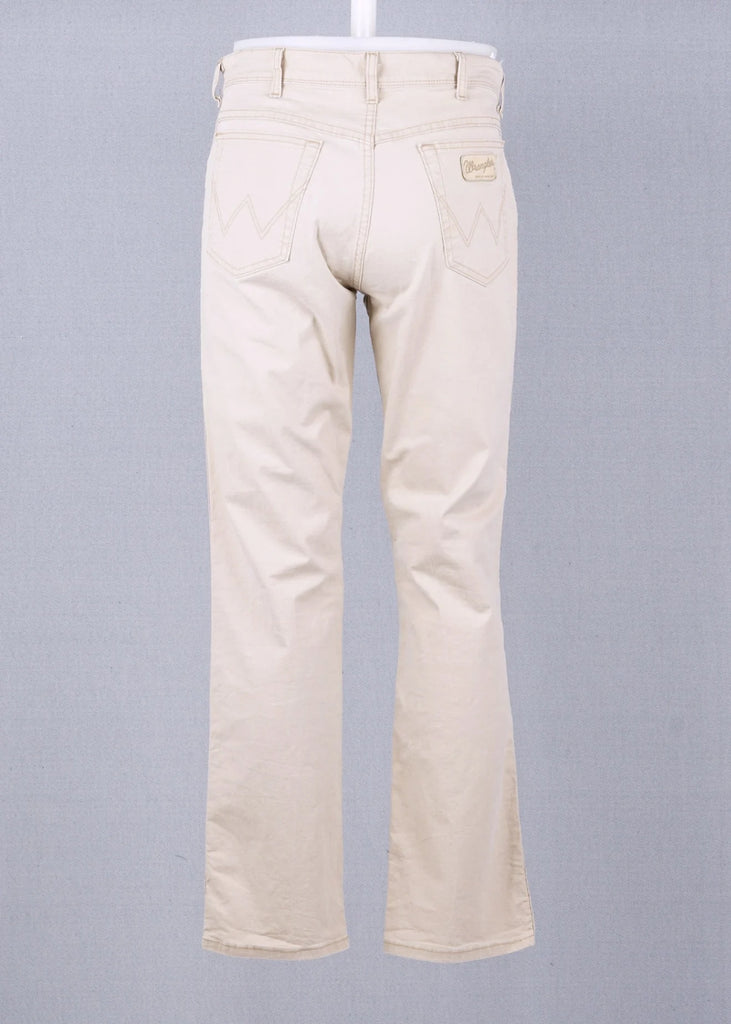 Vintage Relaxed Wrangler Cream size 34 / 31 for Unisex