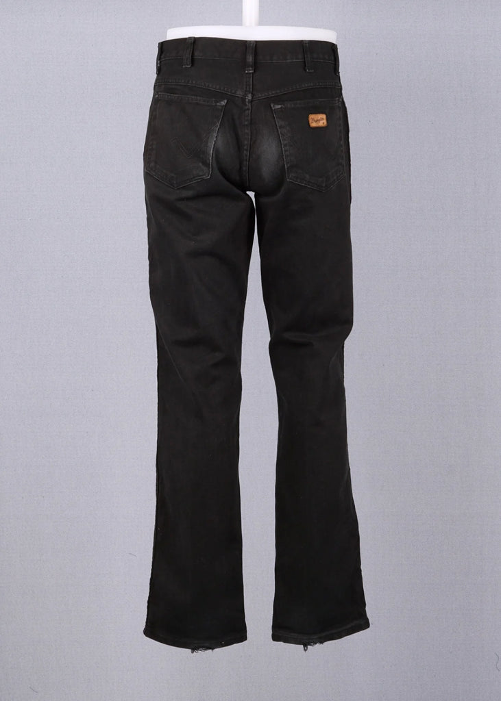 Vintage Straight Wrangler Texas Black size 31 / 34 for Unisex